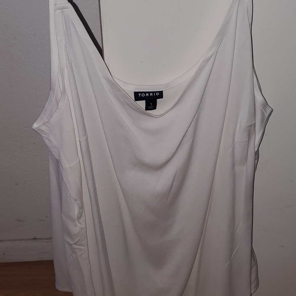 Torrid White Cami Size 1